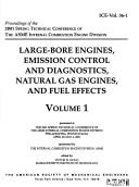 Proceedings of the 2001 Spring Technical Conference of the ASME Internal Combustion Engine Division by American Society of Mechanical Engineers. Internal Combustion Engine Division. Spring Technical Conference
