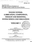 Cover of: Proceedings of the 2001 Fall Technical Conference of the ASME Internal Combustion Engine Division: presented at 2001 Fall Technical Conference of the ASME Internal Combustion Engine Division : Argonne, Illinois, September 23-26, 2001