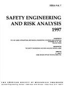 Cover of: Safety engineering and risk analysis, 1997 by Ga.) International Mechanical Engineering Congress and Exposition (1996 : Atlanta