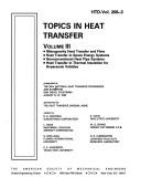 Cover of: Topics in heat transfer: presented at the 28th National Heat Transfer Conference and Exhibition, San Diego, California, August 9-12, 1992
