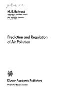 Cover of: Prediction and regulation of air pollution