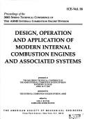 Cover of: Proceedings of the 2002 Spring Technical Conference of the Asme Internal Combustion Engine Division by American Society of Mechanical Engineers, John Edgar Wideman