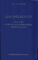 Cover of: Law and reality | 