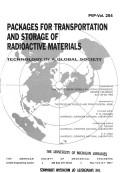 Cover of: Packages for transportation and storage of radioactive materials: presented at the 1993 Pressure Vessels and Piping Conference, Denver, Colorado, July 25-29, 1993