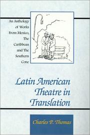 Cover of: Latin American Theatre in Translation by Marco Antonio de la Parra