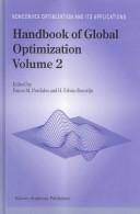 Cover of: Handbook of global optimization by edited by Reiner Horst and Panos M. Pardalos.