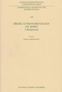 Cover of: Hegel's phenomenology of spirit: a reappraisal