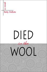 Cover of: Died in the Wool