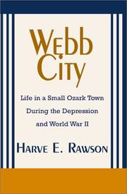 Cover of Webb City by harve e., ph.d. rawson,harve e. rawson