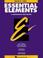 Cover of: Essential Elements Book 2 - Baritone B.C.