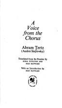 Cover of: A Voice from the Chorus