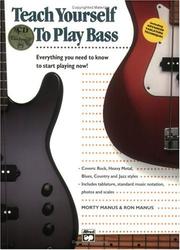 Cover of: Teach Yourself to Play Bass (Book & Cd) (Teach Yourself)