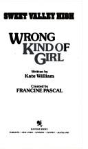 Cover of: Wrong kind of girl