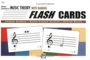 Cover of: Alfred's Essentials of Music Theory: Note Naming Flash Cards (Essentials of Music Theory)
