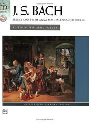 Cover of: J.S. Bach: Selections from Anna Magdalena's Notebook (Book & CD) (Alfred CD Edition)