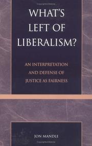 Cover of: What's Left of Liberalism?
