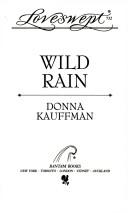 Cover of: WILD RAIN