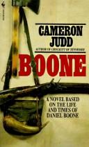 Cover of: Boone by Cameron Judd