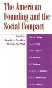Cover of: The American Founding and the Social Compact