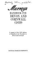 Cover of: Murray's handbook for Devon and Cornwall (1859) by John Murray (Firm)