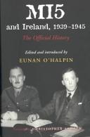 Cover of: Mi5 and Ireland 1939-1945 by 