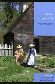 Cover of: Colonial Chesapeake by 