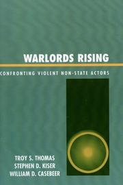 Cover of: Warlords Rising: Confronting Violent Non-State Actors