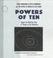 Cover of: Powers of Ten