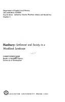 Cover of: Hanbury: settlement and society in a woodland landscape