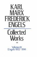 Cover of: Karl Marx, Frederick Engles: Collected Works (Karl Marx, Frederick Engels: Collected Works) | Karl Marx