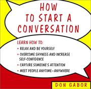 Cover of: How to Start a Conversation by Don Gabor