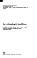 Cover of: Re-thinking English local history