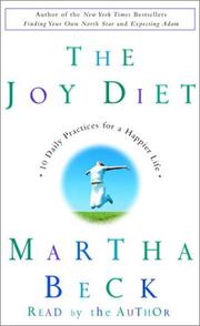 Cover of: The Joy Diet by Martha Beck