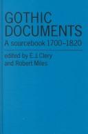 Cover of: Gothic Documents by E. J. Clery, Miles, Robert