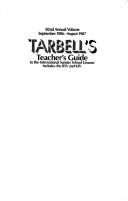 Cover of: Tarbells Teachers Guide 86-87