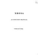 Xhosa by E. Einhorn, L. Siyengo