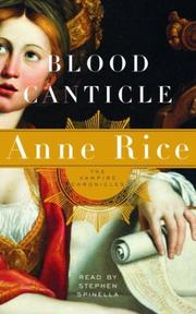 Cover of: Blood Canticle (Anne Rice) by 