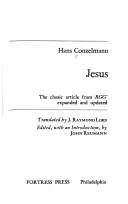 Cover of: Jesus;: The classic article from RGG expanded and updated