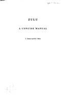 Cover of: Zulu: a Concise Manual