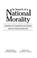 Cover of: In Search of a National Morality