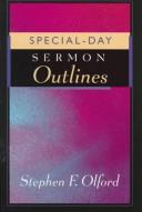 Cover of: Special-Day Sermon Outlines by Stephen F. Olford