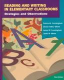 Cover of: Reading and writing in elementary classrooms by Patricia Marr Cunningham