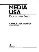 Cover of: Media USA: process and effect