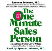 Cover of: The One Minute Salesperson by Larry Wilson