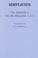 Cover of: On Aristotle's "On the heavens 1.1-4"