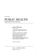 Cover of: Public health: administration and practice