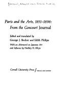 Cover of: Paris and the arts, 1851-1896: from the Goncourt Journal.