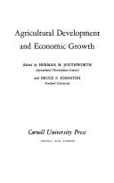 Cover of: Agricultural Development and Economic Growth by 