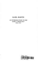 Cover of: Karl Barth by Thomas Forsyth Torrance, Thomas Forsyth Torrance