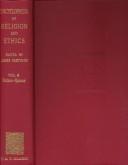 Cover of: Encyclopaedia of Religion and Ethics by James Hastings